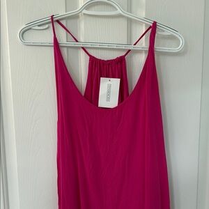 Elegant Pink Sleeveless Top - One Size, NWT